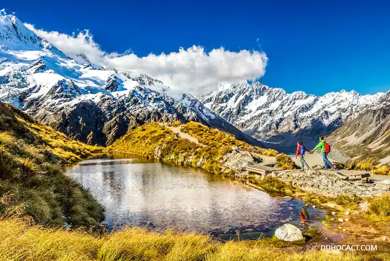 Khí hậu ở New Zealand khá mát mẻ, lượng mưa tương đối cao, có nhiều giờ nắng